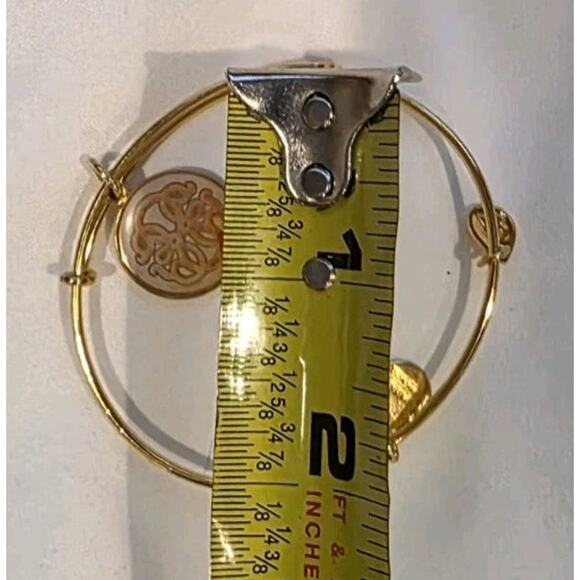 3 Inch Expandable Gold Tone 2016 Alex And Ani Path Of Life Charm Bracelet - Picture 11 of 11